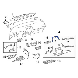 Toyota OE - Upper Instrument Panel Trim Panel