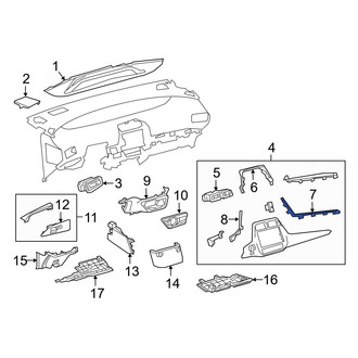 Toyota OE - Right Lower Instrument Panel Trim Panel