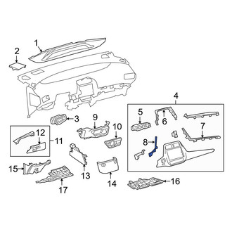 Toyota OE - Left Lower Instrument Panel Trim Panel