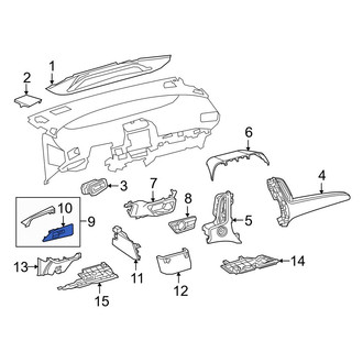 Toyota OE - Center Instrument Panel Bezel