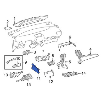 Toyota OE - Right Instrument Panel Side Cover