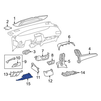 Toyota OE - Left Instrument Panel Cover