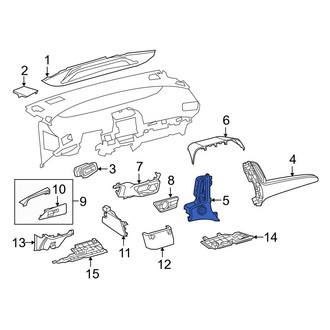 Toyota OE - Left Instrument Panel Bezel