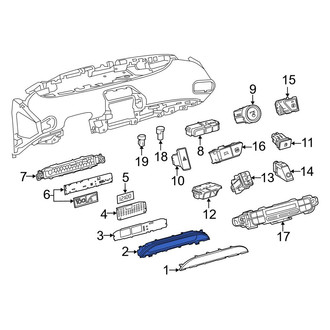 Toyota OE - Instrument Cluster Housing Cover