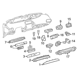 Toyota OE - Instrument Panel - Cluster & Switches