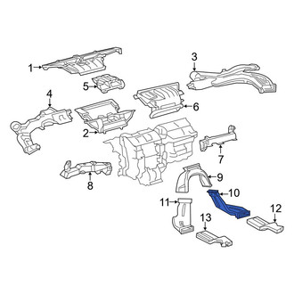 Toyota OE - Rear Center Right Instrument Panel Air Duct