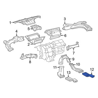 Toyota OE - Rear Right Instrument Panel Air Duct