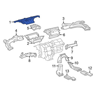 Toyota OE - Front Upper Windshield Defroster Nozzle