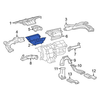 Toyota OE - Front Lower Windshield Defroster Nozzle