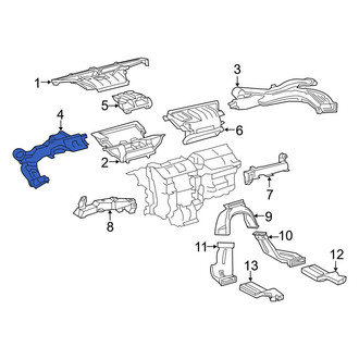 Toyota OE - Front Left Upper Instrument Panel Air Duct