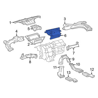 Toyota OE - Center Instrument Panel Air Duct