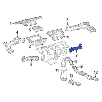 Toyota OE - Center Right Instrument Panel Air Duct