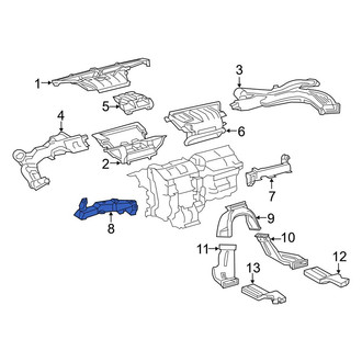 Toyota OE - Center Left Instrument Panel Air Duct