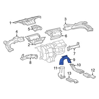 Toyota OE - Lower HVAC Duct Adapter