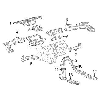 Toyota OE - Instrument Panel - Ducts