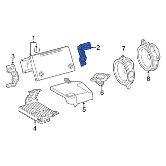Toyota OE - Right GPS Navigation System Bracket