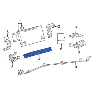 Toyota OE - GPS Navigation Control Module