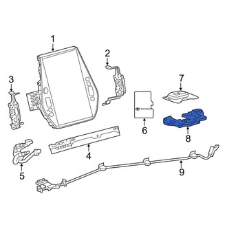 Toyota OE - GPS Navigation System Antenna Bracket