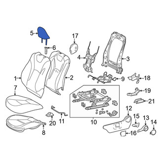 Toyota OE - Front Left Headrest
