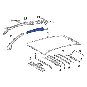 Toyota OE - Left Roof Panel Reinforcement