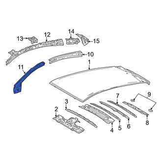 Toyota OE - Left Body A-Pillar Reinforcement