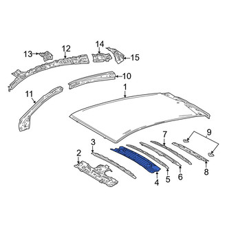 Toyota OE - Center Roof Panel Reinforcement