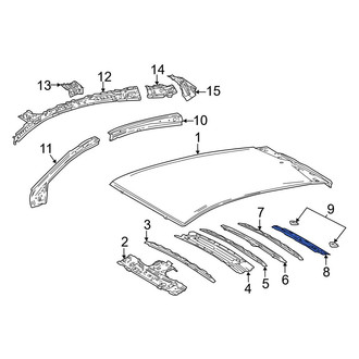 Toyota OE - Rear Roof Header Panel
