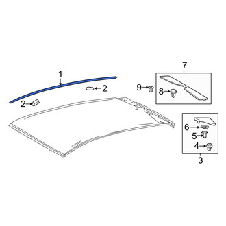Toyota OE - Left Roof Drip Molding