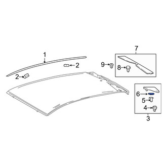 Toyota OE - Roof Molding Seal