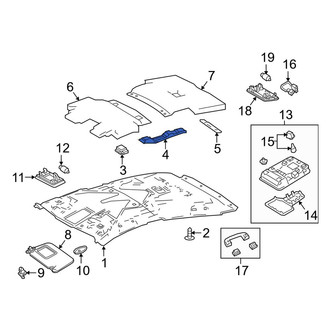 Toyota OE - Left Roof Panel Reinforcement