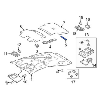 Toyota OE - Right Headliner Insulator