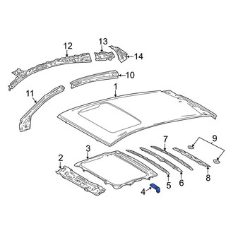 Toyota OE - Sunroof Reinforcement Bracket