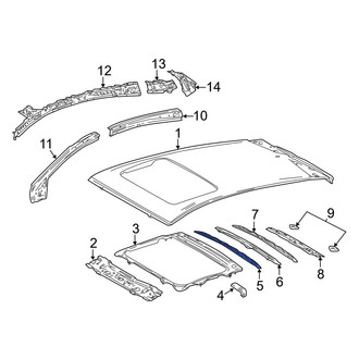 Toyota OE - Front Roof Bow