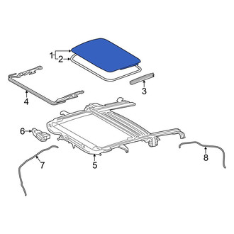 Toyota OE - Sunroof Glass