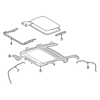 Toyota OE - Roof - Sunroof (With Sunroof)