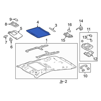 Toyota OE - Sunroof Cover