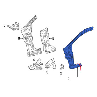 Toyota OE - Front Left Body A-Pillar