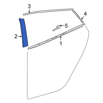 Toyota OE - Rear Right Door Applique