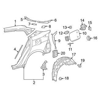Toyota OE - Quarter Panel & Components