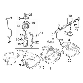 Toyota OE - Fuel System Components