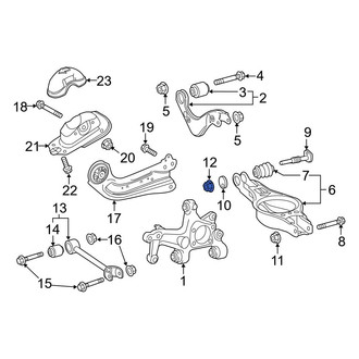 Toyota OE - Lower Inner Suspension Control Arm Nut