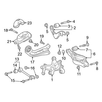Toyota OE - Rear Suspension - Suspension Components
