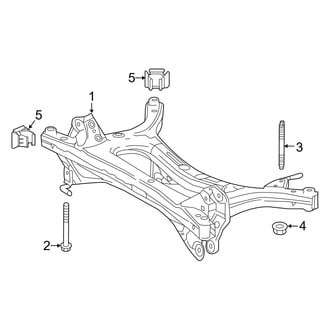 Toyota OE - Rear Suspension - Suspension Mounting