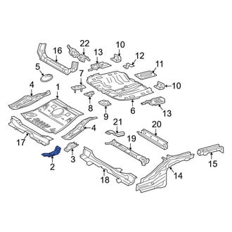 Toyota OE - Rear Floor Pan Bracket