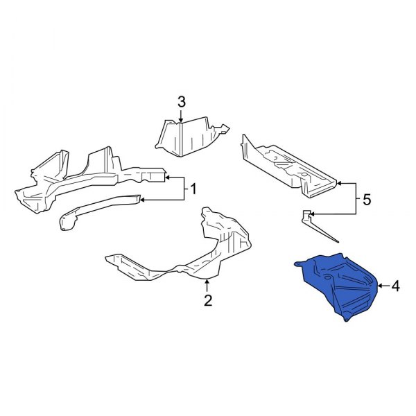 Floor Pan Splash Shield