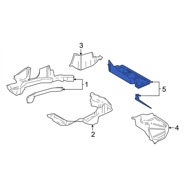 Floor Pan Splash Shield