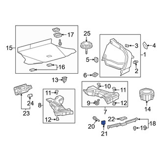Toyota OE - Rear Tie Down Hook