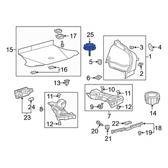Toyota OE - Spare Tire Stud