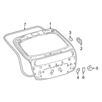Toyota OE - Lift Gate - Gate & Hardware (Four / Four Touring / One / Three / Three Touring / Two / Two Eco)