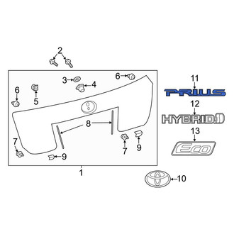 Toyota OE - Rear Hatch Emblem
